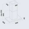 Falmec Okap LUMEN NRS CLUN90.E14P2#NEUI490F