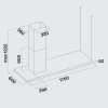 Falmec Okap LUMEN 175 CLUI75.E1P2#NEUI490F