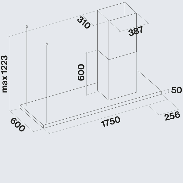 Falmec Okap LUMEN NRS 175 CLUI75.E5P2#NEUI490F