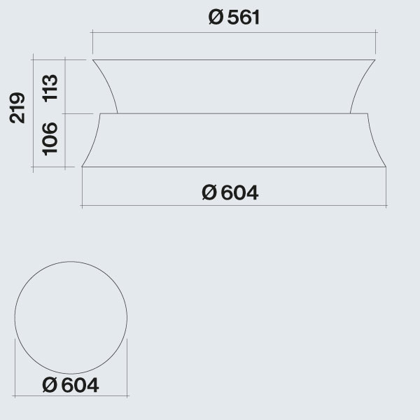 Falmec Okap DAMA Circle.Tech CDCN60.E0P7#ZZZU461F