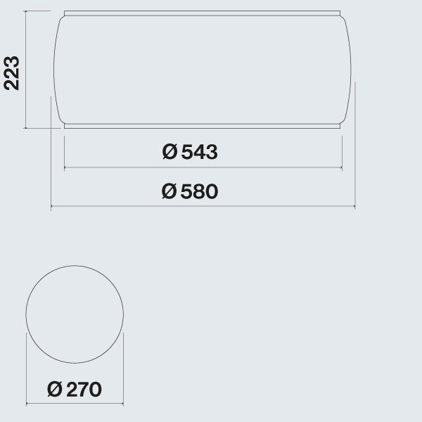 Falmec Okap SOFFIO Circle.Tech  CSAI58.E0P7#ZZZF461F