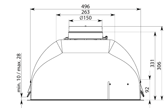 Falmec Okap GRUPA SILNIKOWA PLUS 50  CGIW50.E26P2#ZZZI491F