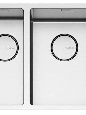 Falmec Zlewozmywak dwukomorowy COMO 18+31 Inox  SCO1831F.00#SSF