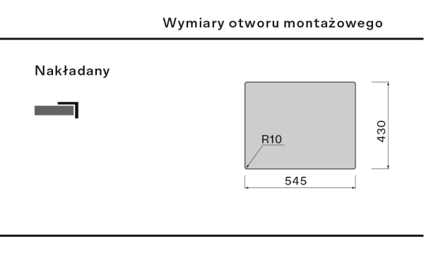 Falmec Zlewozmywak dwukomorowy COMO 18+31 Inox  SCO1831F.00#SSF