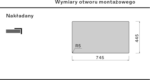 Falmec Zlewozmywak ISEO 70 Ceramix