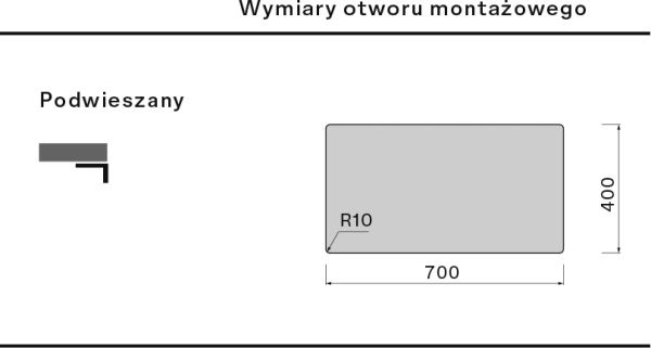 Falmec Zlewozmywak ISEO 70 Ceramix