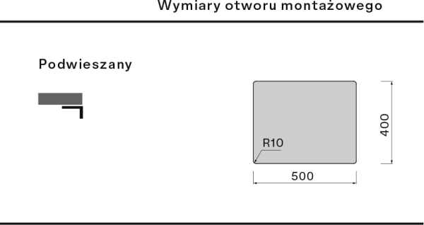 Falmec Zlewozmywak ISEO 50 Ceramix