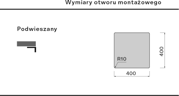 Falmec Zlewozmywak ISEO 40 Ceramix