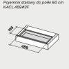 Falmec  Pojemnik stalowy 60 (modułu SHELF)