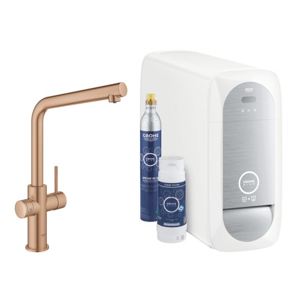 Grohe  GROHE Blue Home Zestaw startowy z wylewką w kształcie L