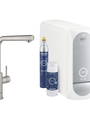 Grohe  GROHE Blue Home Zestaw startowy z wyciąganą wylewką w kształcie L