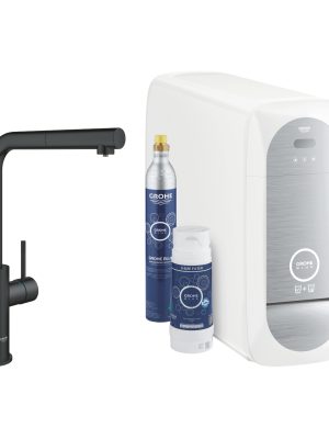 GROHE Blue Home Zestaw startowy z wyciąganą wylewką w kształcie L
