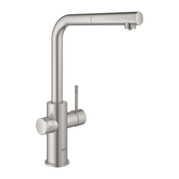 Grohe  GROHE Blue Home Zestaw startowy z wyciąganą wylewką w kształcie L