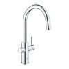 Grohe  GROHE Blue Home Zestaw startowy z wyciąganą wylewką w kształcie C