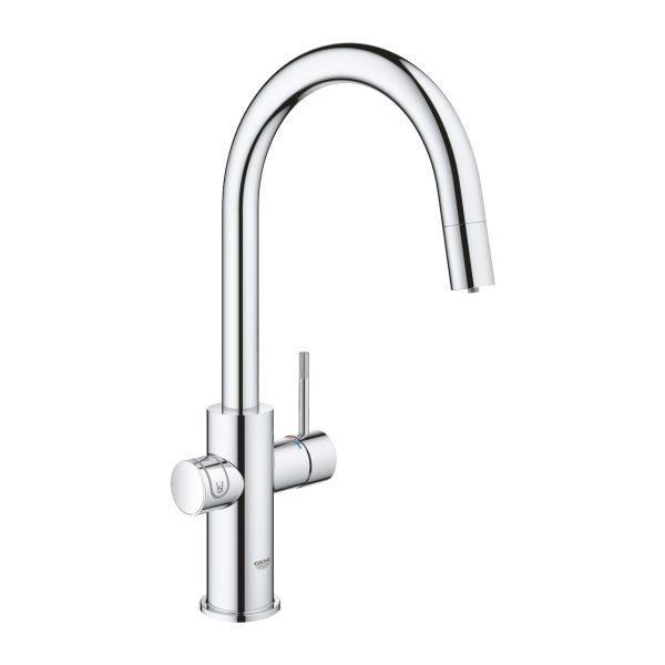 Grohe  GROHE Blue Home Zestaw startowy z wyciąganą wylewką w kształcie C