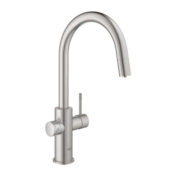 Grohe  GROHE Blue Home Zestaw startowy z wyciąganą wylewką w kształcie C