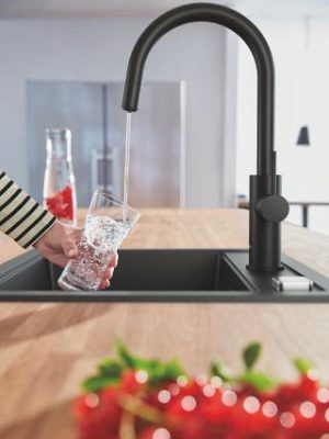 Grohe  GROHE Blue Home Zestaw startowy z wyciąganą wylewką w kształcie C