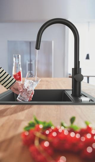 Grohe  GROHE Blue Home Zestaw startowy z wyciąganą wylewką w kształcie C