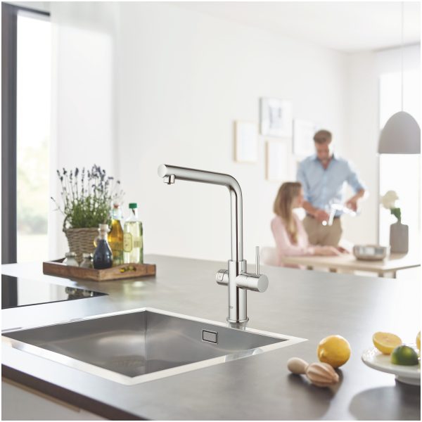 Grohe  GROHE Blue Home Zestaw startowy z wylewką w kształcie L
