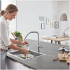 Grohe  GROHE Blue Home Zestaw startowy z wyciąganą wylewką w kształcie L