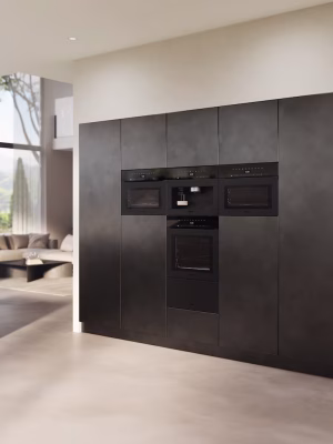 Miele  Bezuchwytowy kompaktowy piekarnik z kuchnią mikrofalową  H 7440 BMX