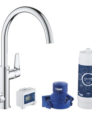GROHE BLUE PURE Z BATERIĄ FILTRUJĄCA BAUCURVE DUO, CHROM. 30385000