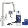 GROHE ZESTAW BLUE PURE VIA WYLEWKA STAŁA, FILTR S SUPERSTEEL. 30559DC0