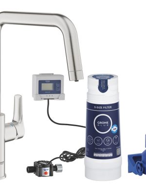 GROHE ZESTAW BLUE PURE VIA WYLEWKA STAŁA, FILTR S SUPERSTEEL. 30559DC0