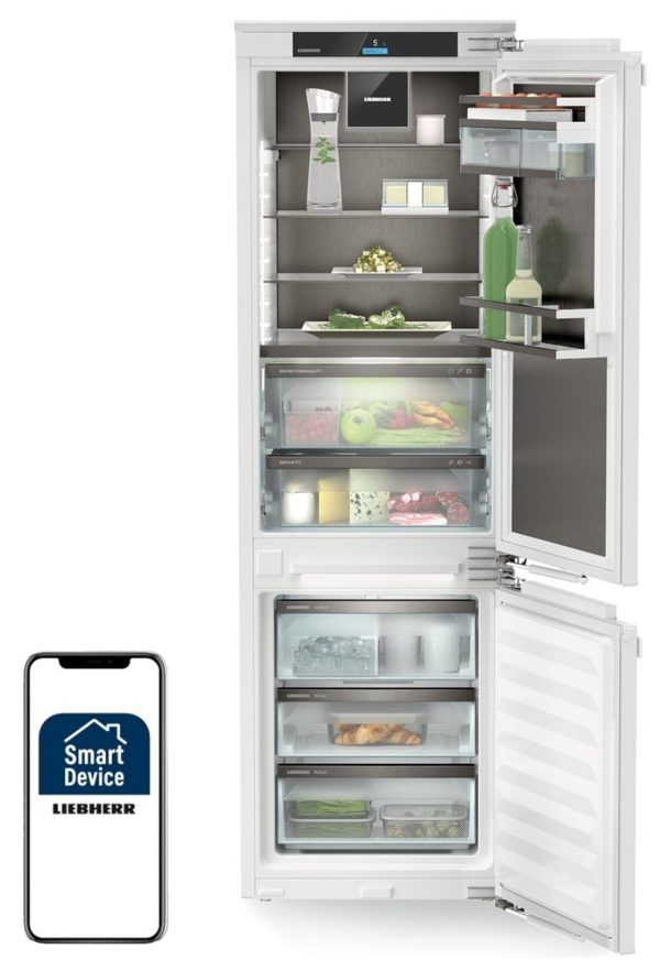 Liebherr  Zintegrowana chłodziarko-zamrażarka z systemem EasyFresh i NoFrost